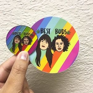 30mm Broad City enamel pin